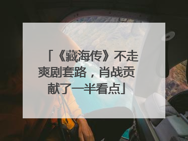 《藏海传》不走爽剧套路，肖战贡献了一半看点