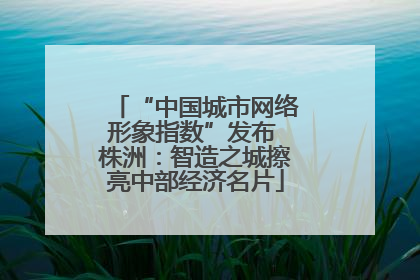“中国城市网络形象指数”发布 株洲：智造之城擦亮中部经济名片
