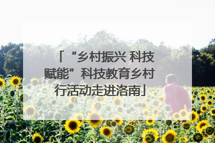 “乡村振兴 科技赋能”科技教育乡村行活动走进洛南