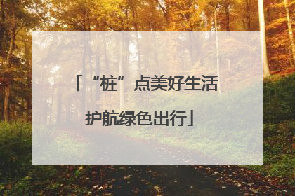 “桩”点美好生活 护航绿色出行