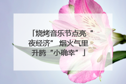 烧烤音乐节点亮“夜经济” 烟火气里升腾“小确幸”