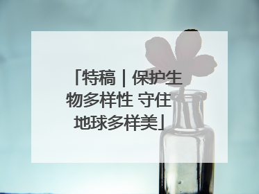 特稿｜保护生物多样性 守住地球多样美