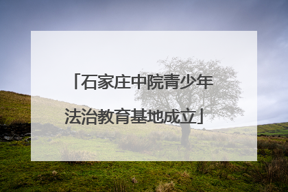 石家庄中院青少年法治教育基地成立