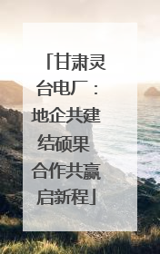 甘肃灵台电厂：地企共建结硕果 合作共赢启新程