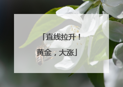 直线拉升！黄金，大涨