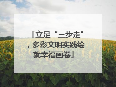 立足“三步走”，多彩文明实践绘就幸福画卷