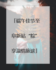 端午佳节至阜新站“粽”享温情旅途
