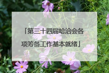 第三十四届哈洽会各项筹备工作基本就绪