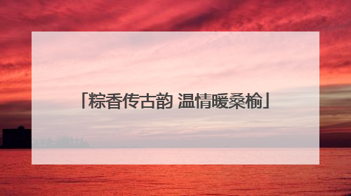 粽香传古韵 温情暖桑榆