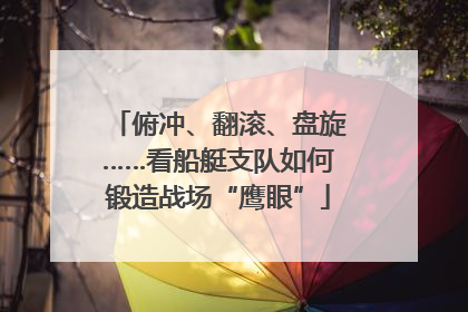 俯冲、翻滚、盘旋……看船艇支队如何锻造战场“鹰眼”