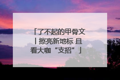 了不起的甲骨文丨擦亮新地标 且看大咖“支招”