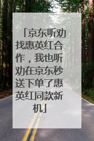 京东听劝找惠英红合作，我也听劝在京东秒送下单了惠英红同款新机