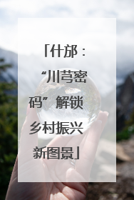 什邡：“川芎密码”解锁乡村振兴新图景