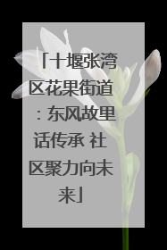 十堰张湾区花果街道：东风故里话传承 社区聚力向未来