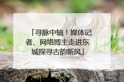 寻脉中轴！媒体记者、网络博主走进东城探寻古韵新风