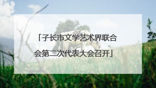 子长市文学艺术界联合会第二次代表大会召开