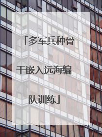 多军兵种骨干嵌入远海编队训练