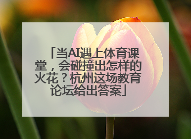 当AI遇上体育课堂，会碰撞出怎样的火花？杭州这场教育论坛给出答案