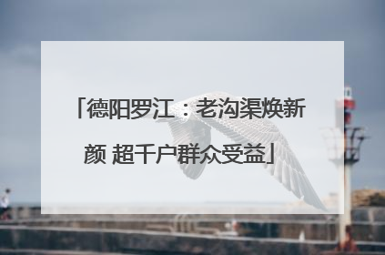 德阳罗江：老沟渠焕新颜 超千户群众受益
