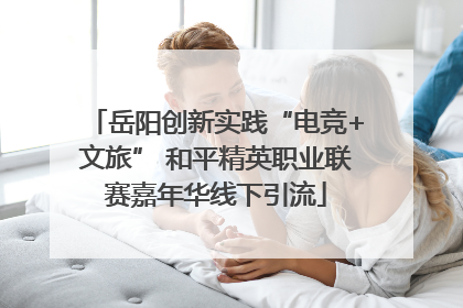 岳阳创新实践“电竞+文旅” 和平精英职业联赛嘉年华线下引流