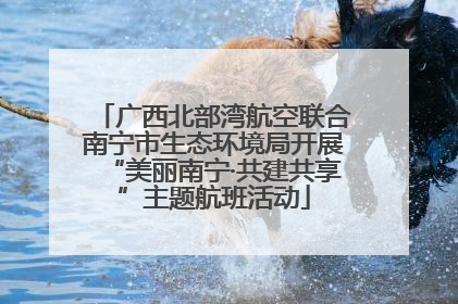 广西北部湾航空联合南宁市生态环境局开展“美丽南宁·共建共享”主题航班活动