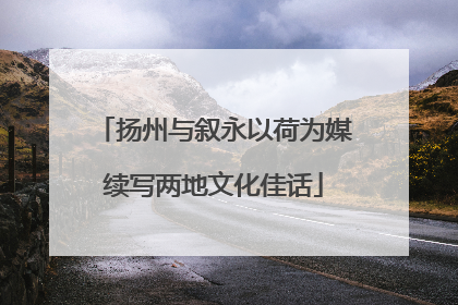 扬州与叙永以荷为媒续写两地文化佳话