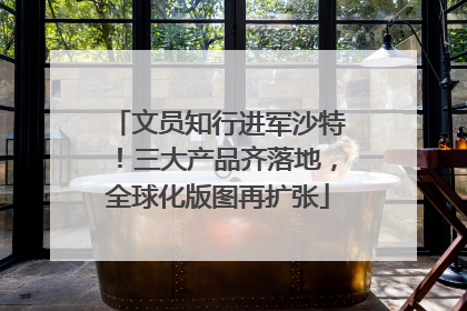 文员知行进军沙特！三大产品齐落地，全球化版图再扩张