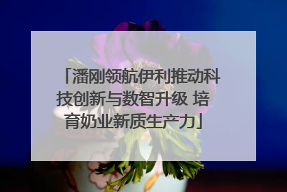 潘刚领航伊利推动科技创新与数智升级 培育奶业新质生产力