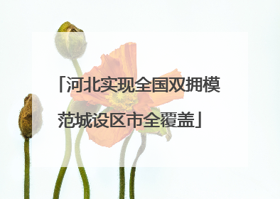 河北实现全国双拥模范城设区市全覆盖