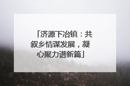 济源下冶镇：共叙乡情谋发展，凝心聚力谱新篇