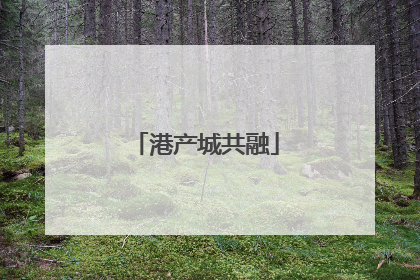 港产城共融