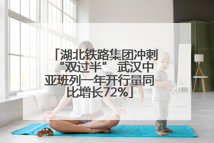 湖北铁路集团冲刺“双过半” 武汉中亚班列一年开行量同比增长72%
