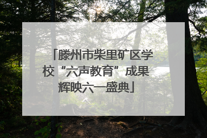 滕州市柴里矿区学校“六声教育”成果辉映六一盛典