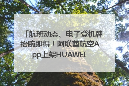 航班动态、电子登机牌抬腕即得！阿联酋航空App上架HUAWEI WATCH 5