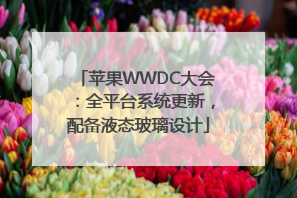 苹果WWDC大会：全平台系统更新，配备液态玻璃设计
