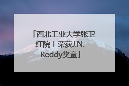 西北工业大学张卫红院士荣获J.N.Reddy奖章