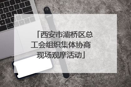 西安市灞桥区总工会组织集体协商现场观摩活动