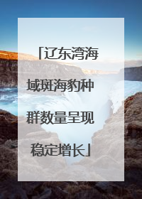 辽东湾海域斑海豹种群数量呈现稳定增长