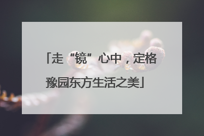 走“镜”心中，定格豫园东方生活之美