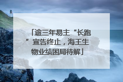 逾三年易主“长跑”宣告终止，海王生物业绩困局待解