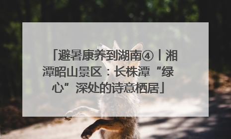 避暑康养到湖南④丨湘潭昭山景区：长株潭“绿心”深处的诗意栖居