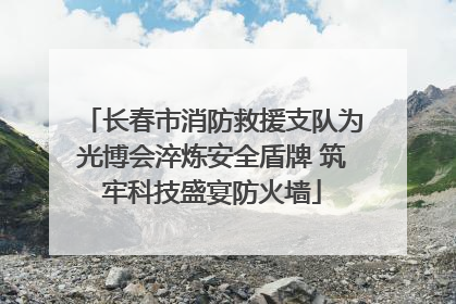 长春市消防救援支队为光博会淬炼安全盾牌 筑牢科技盛宴防火墙