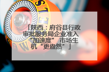 陕西：府谷县行政审批服务局企业准入“加速度” 市场生机“更盎然”