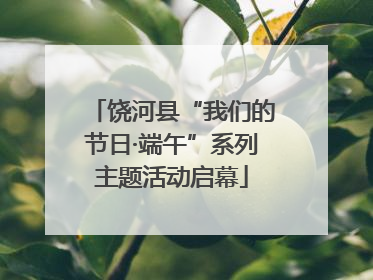 饶河县“我们的节日·端午”系列主题活动启幕
