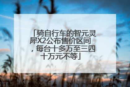 骑自行车的智元灵犀X2公布售价区间，每台十多万至三四十万元不等