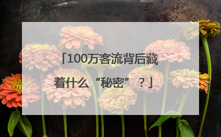 100万客流背后藏着什么“秘密”？