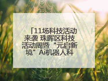 11场科技活动来袭 珠晖区科技活动周暨“元启新境”Ai机器人科普展启动